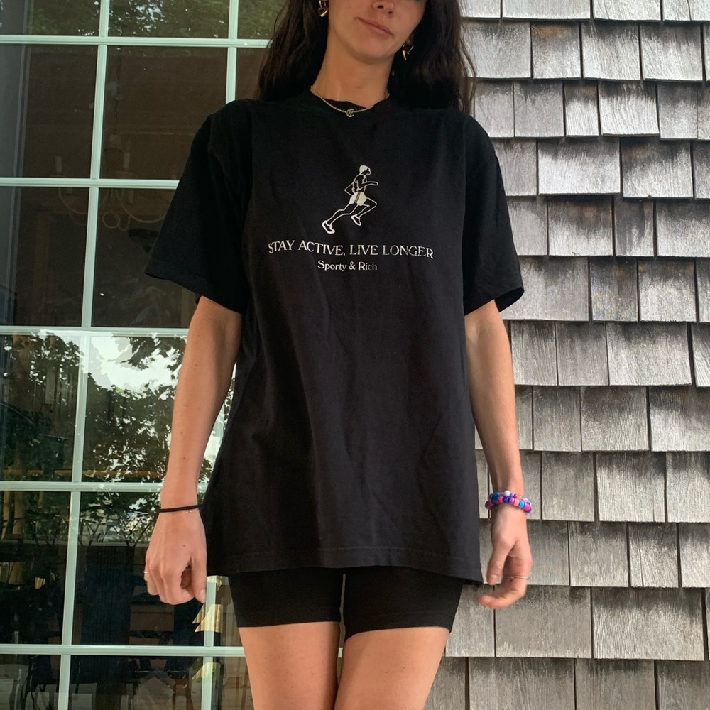 Sporty & Rich Stay Active Live Longer T-Shirt